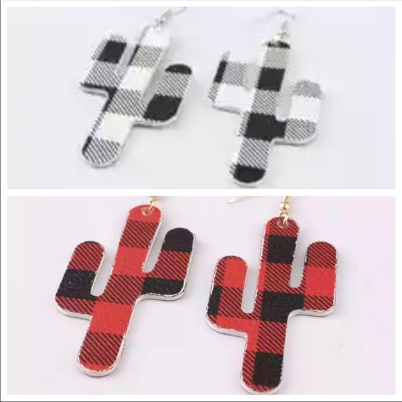 Cactus Earrings B2A - Picture 2 of 3